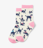 Little Blue House Kids Crew Socks