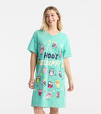 Little Blue House Hoo’s Sleepy Women’s Sleepshirt