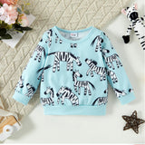 PatPat Animal Print Sweatshirt