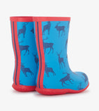 Hatley Blue Elks Packable Rain boots