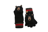 Flapjackkids Knitted Fingerless Gloves with Mitten Flap