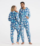 Adult Hooded Fleece Jumpsuit