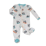 Silkberry Footed Sleeper w/ 2 Way Zipper