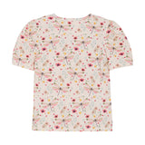 Minymo Girls Floral Short Sleeve T-Shirt AOP