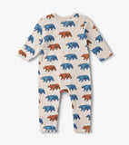 Hatley Bluestone Bears Longsleeve Romper