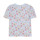 Minymo Girls Floral Short Sleeve T-Shirt AOP