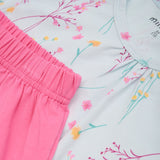 Minymo Girls Floral T-Shirt + Short Set AOP