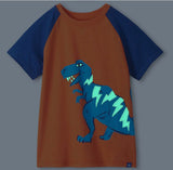 Hatley Glow In The Dark Dino Raglan Tee