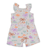 Silkberry Bamboo Sleeveless Ruffle Romper