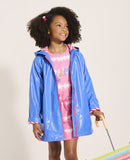 Hatley Blue Glitter Swing Rain Jacket