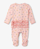 Hatley Springtime Ruffle Bum Bamboo Coverall