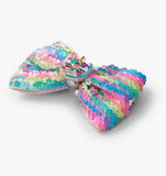 Hatley Rainbow Sequin Kitty Large Hair Clip