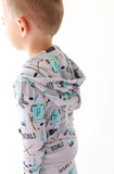 Zippered Hoodie Jacket