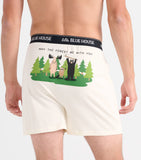 Little Blue House May The Forest Men's Boxer Short