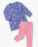 Hatley Little Kitties Dress & Legging Set