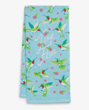 Little Blue House Hummingbirds Tea Towel