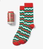 Little Blue House Jingle All The Way Beer Can Socks