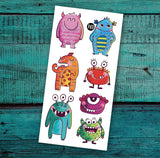 Pico Halloween Temporary Tattoos For Kids