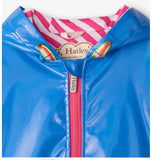 Hatley Blue Glitter Swing Rain Jacket