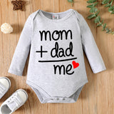 Baby Boy/Girl Basic Letter Pattern Long Sleeve Romper
share icon