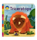 Raincoast Triceratops Finger Puppet Book