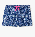 Little Blue House Women's Batik Flowers Pajama Shorts In A Bag