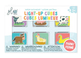 Glo Pals Light-Up Cubes 6 Pieces