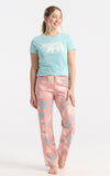 Little Blue House Pink Polar Bears Women’s Jersey Pajama Pant