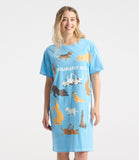 Little Blue House Downward Dog Women’s Sleepshirts