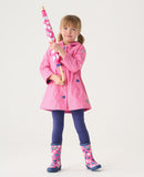 Hatley White Hearts Matte Rain Boots