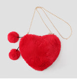 Children/adult Stylish Plush Heart Handbag
share icon