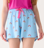 Little Blue House Women's Lucky Rainbow Pajama Shorts In A Bag