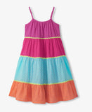 Hatley Rainbow Colour Block Strappy Midi Dress