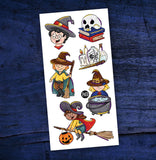 Pico Halloween Temporary Tattoos For Kids