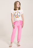 Hatley Pink Neon Baggy Track Pants