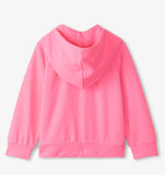 Hatley Pink Neon Full Zip Raglan Hoody