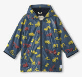 Hatley Under Construction Zip Up Rain Jacket