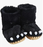 Little Blue House Kids Fuzzy Slouch Slippers