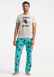 Little Blue House Wild Winter Sports Men’s Jersey Pajama Pants