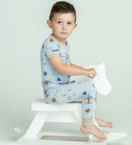 Silkberry Bamboo Short Sleeve Pajama Set Boys