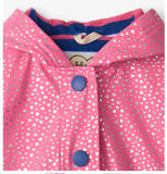 Hatley Glitter Hearts Button-Up Rain Jacket