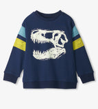 Hatley Dino Glow Pull Over Sweatshirt