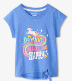 Hatley Make You happy Tie Front Tee