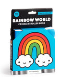 Raincoast Rainbow World Crinkle Fabric Stroller Book
