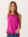 Little Blue House Women's Rose Violet Scoop Neck Tank In A Bag