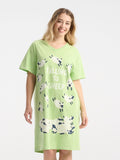 Little Blue House Falling to Sheep Women’s Sleepshirts