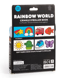 Raincoast Rainbow World Crinkle Fabric Stroller Book