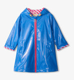 Hatley Blue Glitter Swing Rain Jacket