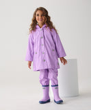 Hatley Lilac Button-Up Splash Rain Jacket