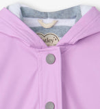 Hatley Lilac Button-Up Splash Rain Jacket